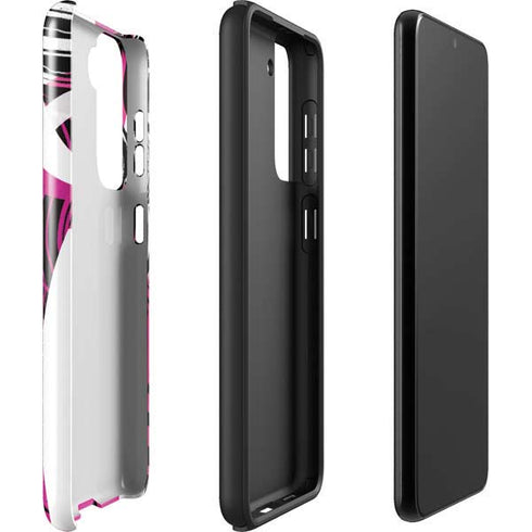 Pink and White Hipster Galaxy S22 Pro Case