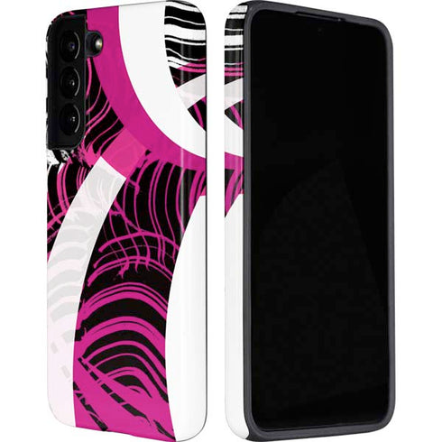 Pink and White Hipster Galaxy S22 Pro Case