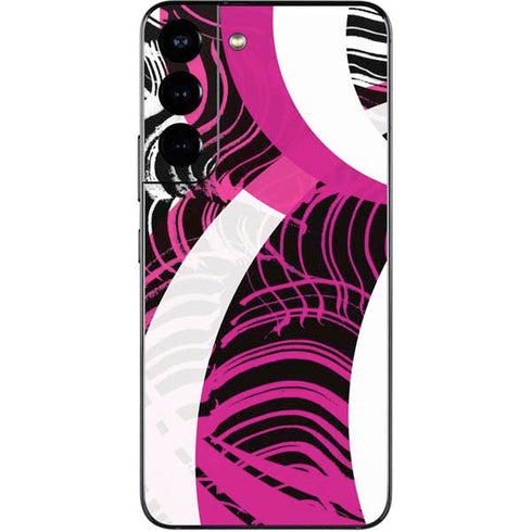 Pink and White Hipster Galaxy S22 Skin