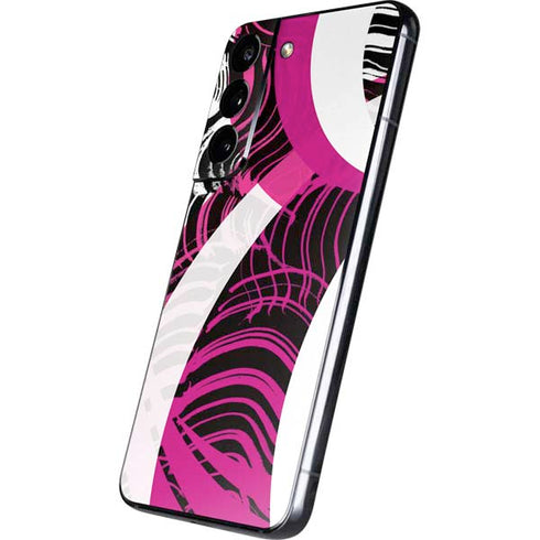 Pink and White Hipster Galaxy S22 Skin