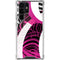 Pink and White Hipster Galaxy S22 Ultra Clear Case