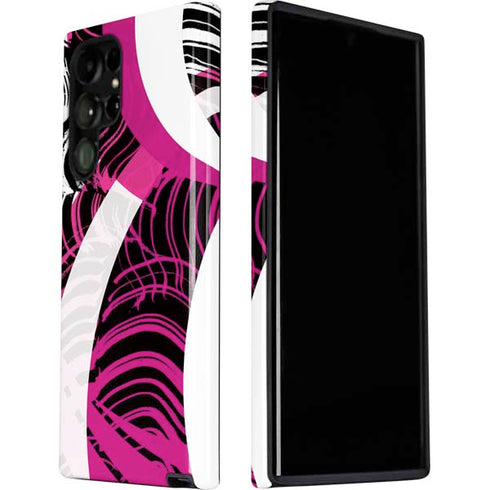 Pink and White Hipster Galaxy S22 Ultra Pro Case