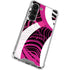 Pink and White Hipster Galaxy S23 Clear Case