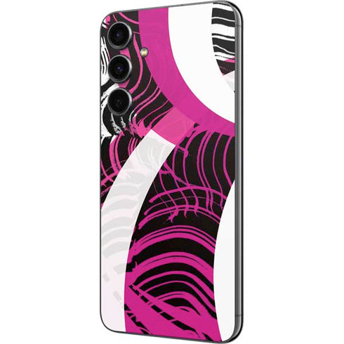 Pink and White Hipster Galaxy S23 FE Skin