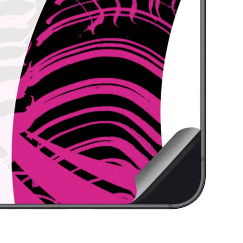 Pink and White Hipster Galaxy S23 FE Skin