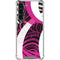 Pink and White Hipster Galaxy S23 Plus Clear Case