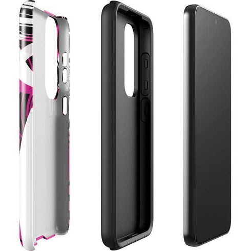 Pink and White Hipster Galaxy S23 Plus Pro Case