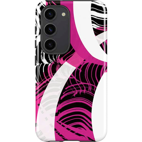Pink and White Hipster Galaxy S23 Pro Case