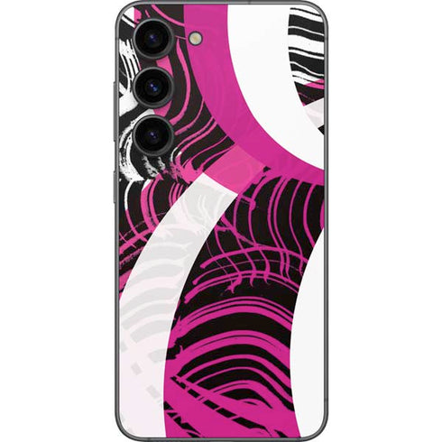 Pink and White Hipster Galaxy S23 Skin