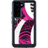 Pink and White Hipster Galaxy S23 Waterproof Case