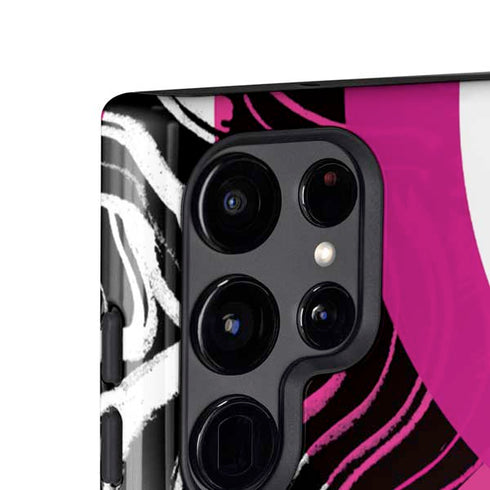 Pink and White Hipster Galaxy S24 Ultra Impact Case