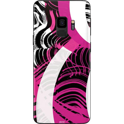 Pink and White Hipster Galaxy S9 Skin