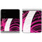 Pink and White Hipster Galaxy Z Flip4 5G Skin