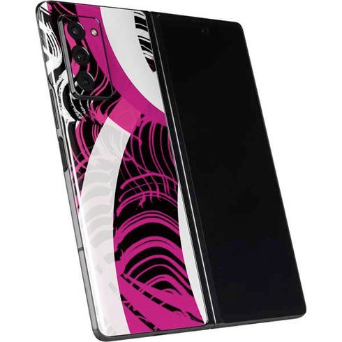 Pink and White Hipster Galaxy Z Fold2 5G Skin