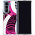 Pink and White Hipster Galaxy Z Fold5 5G Clear Case
