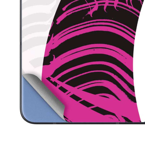 Pink and White Hipster Galaxy Z Fold5 5G Skin