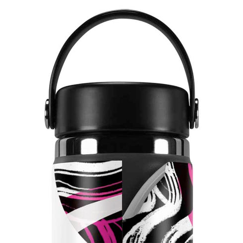 Pink and White Hipster Hydro Flask 20oz Wide Mouth Skin