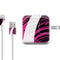 Pink and White Hipster iPad Charger (10W USB) Skin