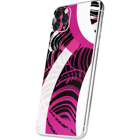 Pink and White Hipster iPhone 11 Pro Max Skin