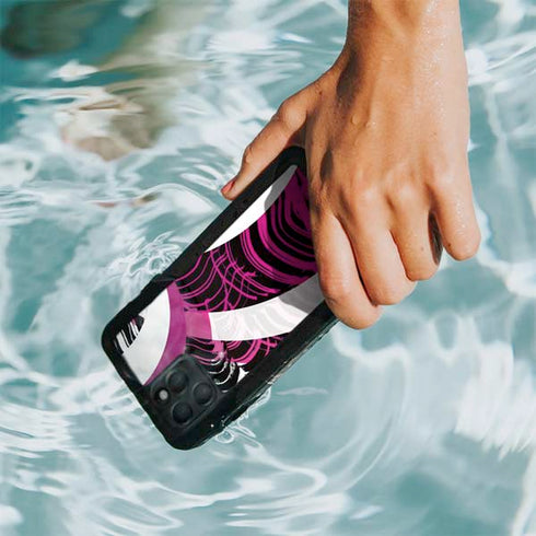Pink and White Hipster iPhone 11 Pro Waterproof Case