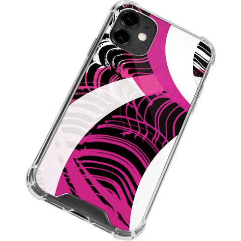 Pink and White Hipster iPhone 12 Mini Clear Case