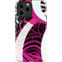 Pink and White Hipster iPhone 13 Pro Max Impact Case