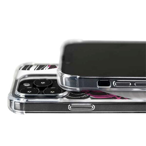Pink and White Hipster iPhone 13 Pro Max MagSafe Case