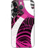 Pink and White Hipster iPhone 14 Pro Skin