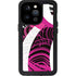 Pink and White Hipster iPhone 14 Pro Waterproof Case