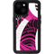 Pink and White Hipster iPhone 15 Waterproof Case