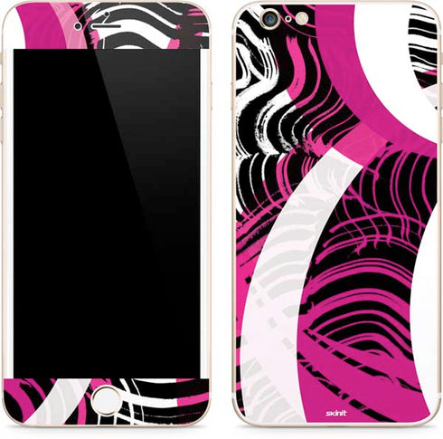 Pink and White Hipster iPhone 6/6s Plus Skin