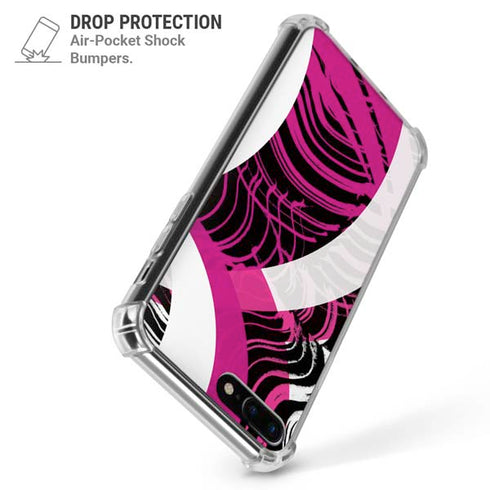 Pink and White Hipster iPhone 7/8 Plus Clear Case