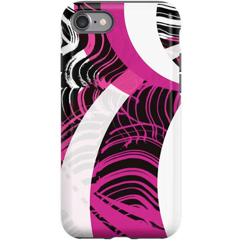 Pink and White Hipster iPhone SE (2nd & 3rd Gen) Pro Case