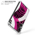 Pink and White Hipster iPhone XR Clear Case