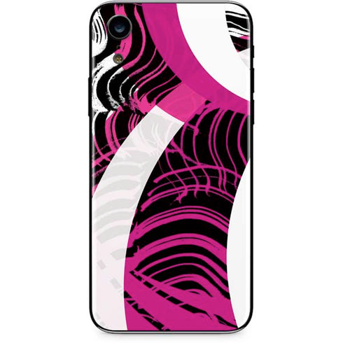 Pink and White Hipster iPhone XR Skin