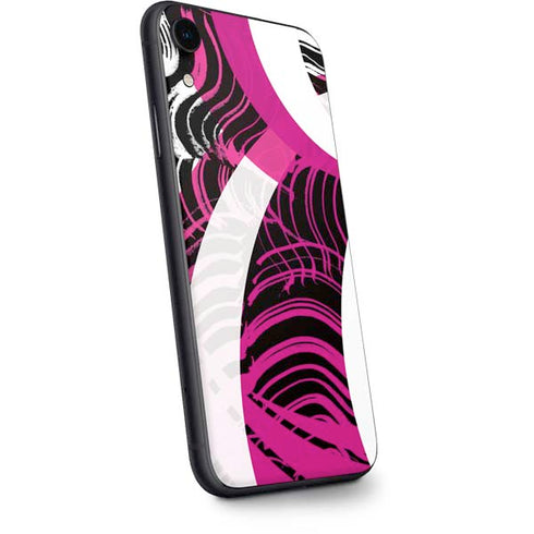 Pink and White Hipster iPhone XR Skin