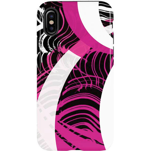 Pink and White Hipster iPhone XS Pro Case
