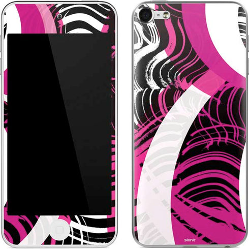 Pink and White Hipster Apple iPod Skin
