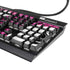 Pink and White Hipster K95 RGB PLATINUM Mechanical Gaming Keyboard Skin