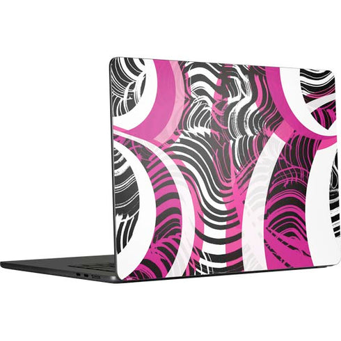Pink and White Hipster MacBook Air 15 in (2023) Skin