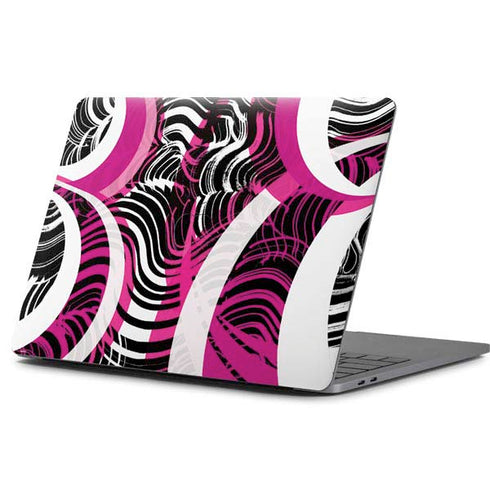 Pink and White Hipster Apple MacBook Pro 13-inch Skin