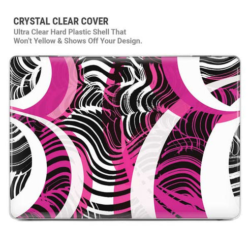 Pink and White Hipster MacBook Pro 13in (2020) Case plus Skin