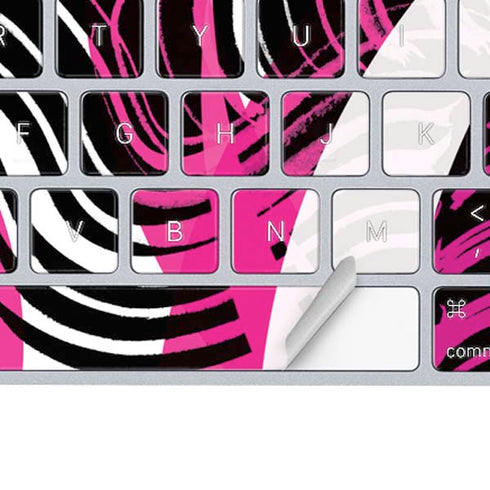 Pink and White Hipster Magic Keyboard Skin