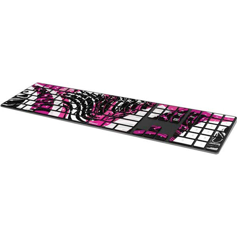 Pink and White Hipster Magic Keyboard with Numeric Keypad Skin