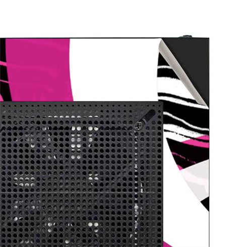 Pink and White Hipster NZXT H510 Compact ATX Mid-Tower Case Skin
