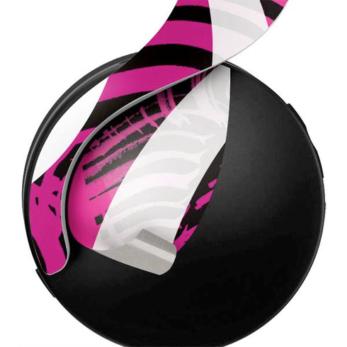 Pink and White Hipster PULSE 3D Wireless Headset for PS5 Skin