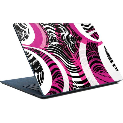 Pink and White Hipster Surface Laptop Skin