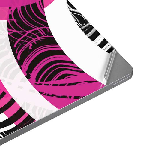 Pink and White Hipster Universal Laptop 15in (12.2 x 8.8in) Skin