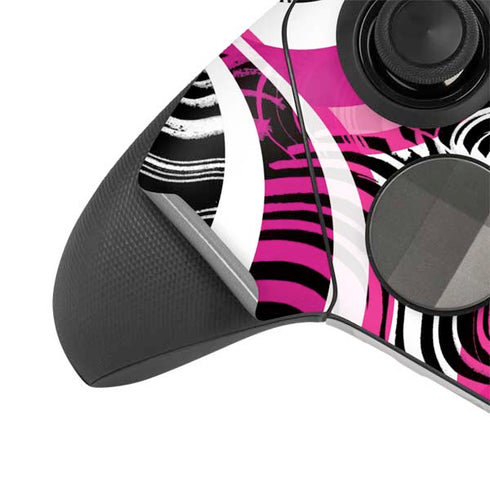 Pink and White Hipster Xbox Elite Wireless Controller Series 2 Skin