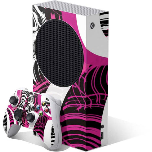 Pink and White Hipster Xbox Series S Bundle Skin